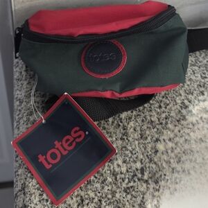 NWT Totes Red Green Blue Vintage Belt Bag Crossbody Bag Kids Fanny Pack